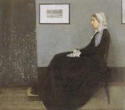 James Mcneill Whistler arrangement in grey and black the artist s mother oil painting artist